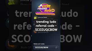 trending ludo referral code  trending ludo ka referral code  trending ludo app ka referral code [upl. by Erialb222]