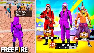 ME RETARON A ARMAR UNA ESCUADRA EN ISLA SOCIAL Y GANAR 😰 ESTO PASÓ FREE FIRE [upl. by Quiteria9]