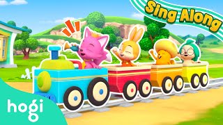 Train Song Down by the Station｜Chug Chug Toot Toot 🚂｜Sing Along with Hogi｜Pinkfong amp Hogi [upl. by Nelluc]