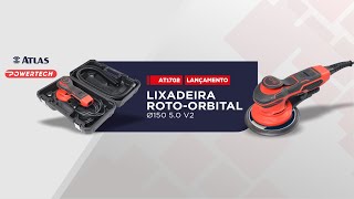 Lançamento Lixadeira Roto Orbital Brushless AT1702 [upl. by Olracnaig]