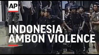 INDONESIA AMBON VIOLENCE [upl. by Anidan]