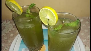 Pudina sharbat recipe Mint sharbat Mint mojito Nimbu pani Nimbu pudina sharbat [upl. by Aeht]