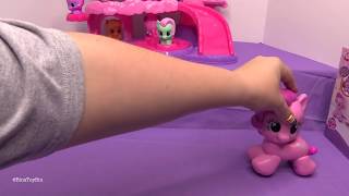 BINS BONUS  My Little Pony Playskool Walkin Pinkie Pie Teagan Toy Tests By Bins Toy Bin [upl. by Birdt]