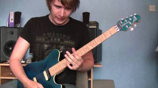 Eruption Guitar Solo Darren Donohoe Ernieball Musicman axis [upl. by Amalea]