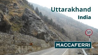 Landslide mitigation and rockfall protection in Uttarakhand India [upl. by Iznil]