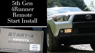 Install of StartX Remote Start in 5th Gen 4Runner  Easy [upl. by Midas]