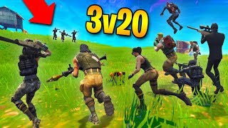 ABSOLUTELY INSANE 3v20 COMEBACK  Fortnite Battle Royale [upl. by Flanders]