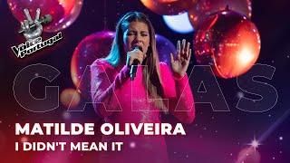 Matilde Oliveira  quotI Didnt Mean Itquot  Gala  The Voice Portugal 2023 [upl. by Enyad]