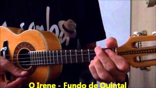 Músicas faceis para Cavaquinho  O Irene  Fundo de Quintal [upl. by Home]