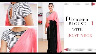 Intro of our online class for Designer Saree blouse with boat neck [upl. by Dela]