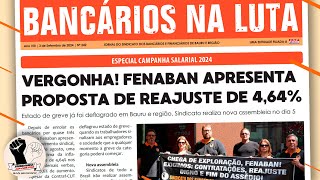 URGENTE PROPOSTA FINAL DOS BANQUEIROS NÃO ATENDE NECESSIDADES DOS TRABALHADORES campanhasalarial [upl. by Aloisia]