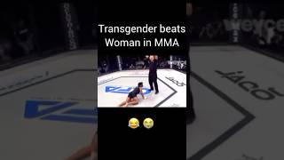 Transgender fighter Fallon Fox beats female MMA fighter [upl. by Arammat928]