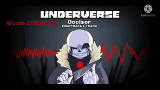 Underverse Killer Sans Theme occisor Roblox Id [upl. by Paten]