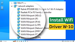 How to Install Wifi Driver in Windows 10 [upl. by Baecher]