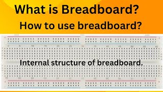 What is bread board  Breadboard  Breadboard in Hindi  use of breadboard [upl. by Kilmarx]