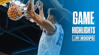 Rider at UCLA  HIGHLIGHTS  Big Ten Mens Basketball  11424 [upl. by Birdt]