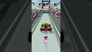 Help Herobrine Get Crush Attention In A Car Jump Challenge 🚗 😎 shorts beamngdrive [upl. by Ynotna]