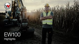 Der neue 10TonnenMobilbagger von Wacker Neuson EW100 — The next level Highlights [upl. by Dann]