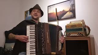 Das Kufsteinlied Akkordeon  quotGesangquot Accordion [upl. by Setsero]