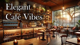 Elegant Café Vibes ☕ Coffee Table Jazz 🎷  Smooth Jazz for Relaxing and Creativity 2024 [upl. by Nnahaid]