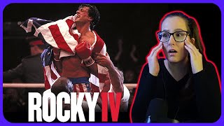 ROCKY IV First Time Watching MOVIE REACTION [upl. by Nyladgam]