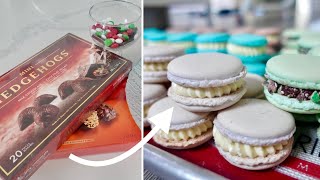 Using Leftover Christmas Chocolate to Make Macarons  Macaron Tips amp Ganache Recipes Included [upl. by Hosfmann631]