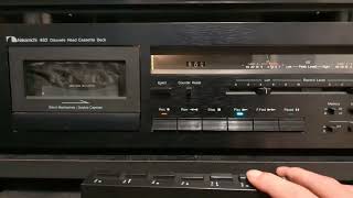 Nakamichi 482 demo [upl. by Necyla85]