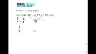 TIP van Teun WISCAT  hoofdrekenen  handige volgorde [upl. by Merdith]