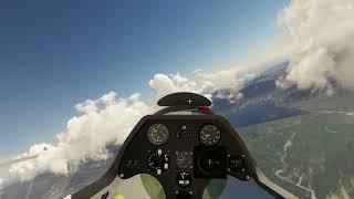 FlightGear Warner Springs Gliderport  HDR  Clouds [upl. by Austreng]