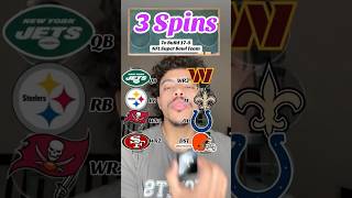 3 Spins for 170 NFL Super Bowl Team 🔥👀 nfl shorts [upl. by Scheld]