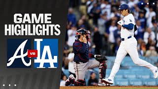 Braves vs Dodgers Game Highlights 5424  MLB Highlights [upl. by Gaddi]