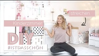 Nine macht´s  DIY  Kinderzimmer kreativ streichen  ein Mädchen Traum  delari [upl. by Alyel]