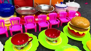 7 Minutes Satisfying with Unboxing Modern Hello Kitty Sanrio Kitchen Set Most ASMR Tiny Kitchen Set [upl. by Sinclair]