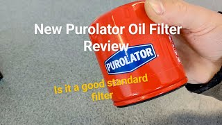 New Purolator Oil Filter Review [upl. by Enylrac579]