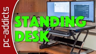 Tabletop Standing Desk  Ergotron WorkfitT [upl. by Juliann]