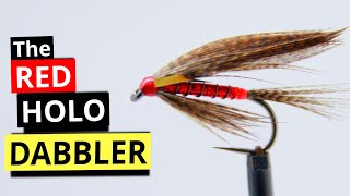 How to tie a Red Holographic Dabbler Wet Fly for Fly Fishing [upl. by Acsot]