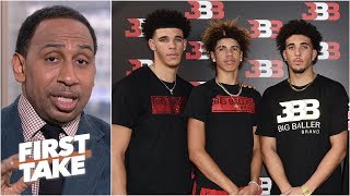 Lonzo Ball younger brothers appear to be estranged from LaVar  Stephen A  First Take [upl. by Yelich]