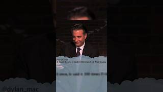 Andy Garcia Reading Mean Tweets 😱🤣 shorts [upl. by Lanaj]