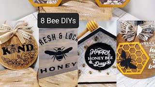 Honey Bee Dollar Tree DIYs Easy Cute [upl. by Nalyd]