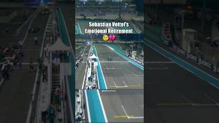 🥺 Sebastian Vettels Emotional Retirement At The 2022 Abu Dhabi Grand Prix 💔 f1 formula1 shorts [upl. by Ginsberg]