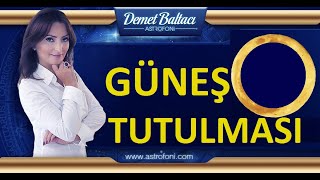 Güneş Tutulması 🔴 25 Ekim 2022 Astrolog Demet Baltacı ile astroloji burçlar [upl. by Kedezihclem212]