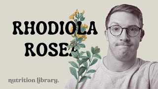 Rhodiola Rosea  The Nootropic Herb That Destroys Stress [upl. by Patin785]