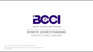 BAXTER BCCI Studio  Remote Trainings [upl. by Hogue980]