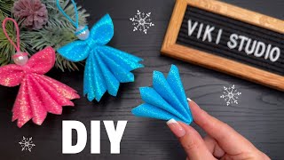 Amazing Craft Idea 😇 Christmas Angel DIY Christmas Decorations 2024 [upl. by Oicnedif]