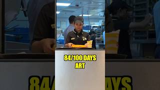 Coffee And Live Drawing Reaction84100 Days Art shorts livedrawing avivinay artchallenge art [upl. by Vaclav]