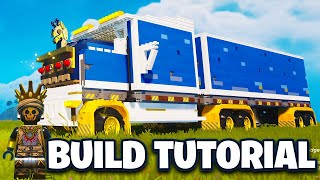 NEW How to Build a Functional Semi Truck in LEGO Fortnite [upl. by Donoghue]