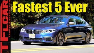 Yes The 2018 BMW M550i xDrive is the Fastest 5 Series Ever [upl. by Aramo]