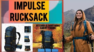 Impulse Traveling Bag85 ltr bluedetails in Hindi [upl. by Caty391]