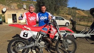 Nino  Motocross Sicilia  Caltagirone 2017 1989 VRP Mugen Honda 125 [upl. by Kirrad613]