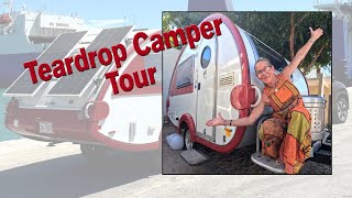 Take a Tour in my Teardrop Camper [upl. by Audwin]